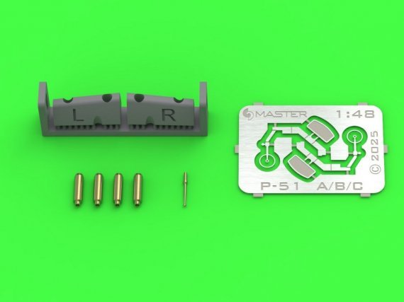 1/48 P-51B Mustang armament & gunsight for Eduard