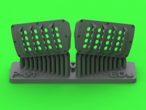 1/48 P-51 Mustang carbur.air filter cover RAF 1