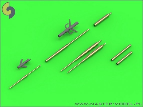 1/72 Su-17, Su-20, Su-22 Fitter Pitot tubes and 30mm gun barrels