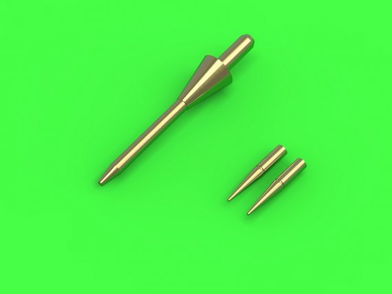 1/72 Alpha Jet A Pitot Tube & Angle Of Attack probes