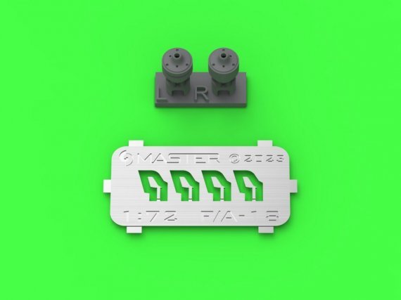 1/72 F/A-18E/F Super Hornet & EA-18G AOA probes late