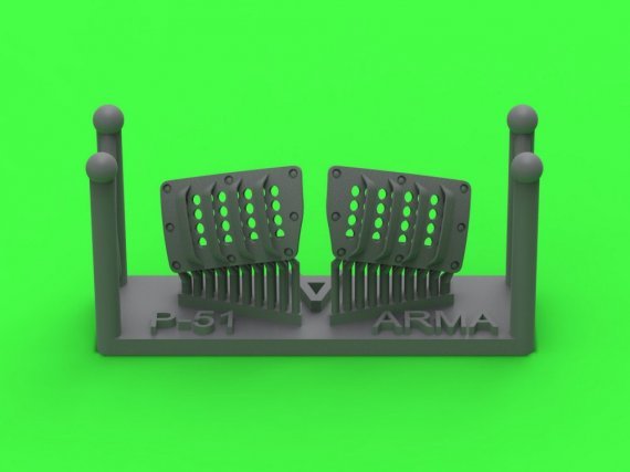 1/72 P-51 Mustang carb.air fil.cover RAF 1 ARMA