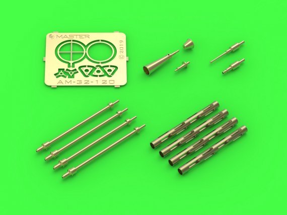 1/32 PZL P.11c wz.33 gun barrels, gunsight