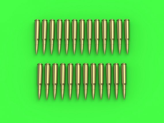 1/16 M1919 Browning .50 cal cartridges