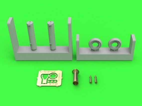 1/35 7TP twin turret MG wz.30 unarmored & signal horn