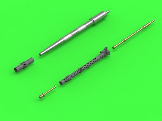 1/35 Pz.Kpfw.II Ausf.AF 2cm KwK30 L/55 & MG-34 gun barrels