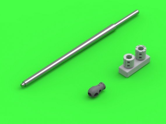 1/35 17pdr SP M10 Achilles 76,2mm gun barrel for Tamiya