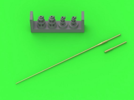 1/72 German WWII 1,4m rod antenna