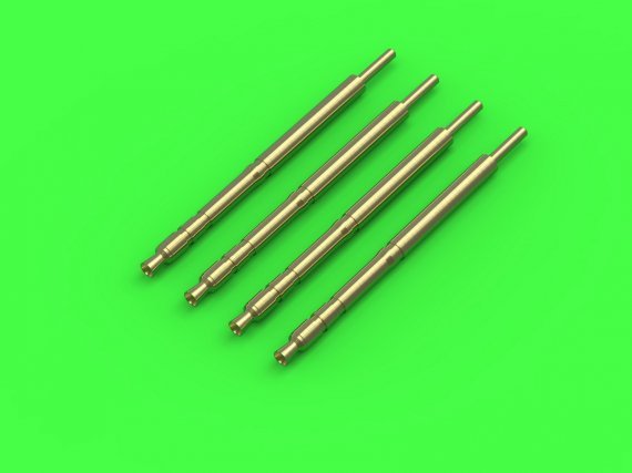 1/72 MG-34 Panzerlauf German machine gun barrels armored cooling