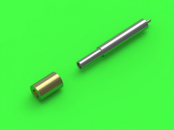 1/72 British QF 95mm howitzer gun barrel & Besa MG