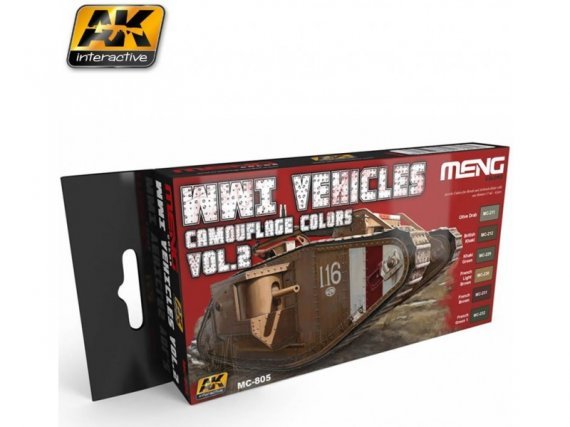 Wwi vehicles camouflage colors vol. 1