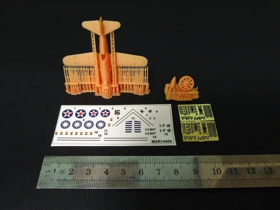 1/144 Curtiss F11C-2 Goshawk with etched parts and decals