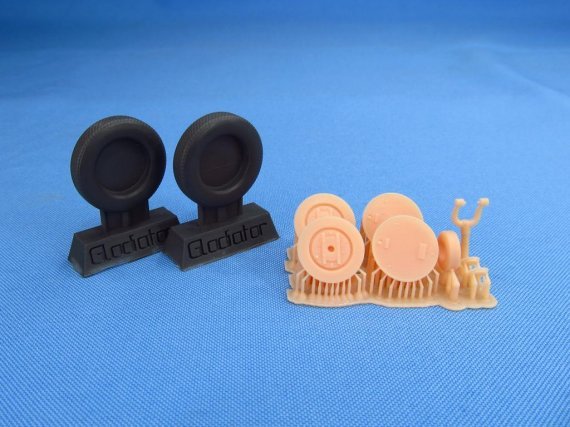 1/32 Gloster Gladiator wheels for Icm kits