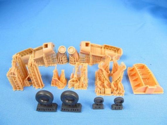 1/48 E-2C Hawkeye Landing gears and bays for Italeri & Kinetic