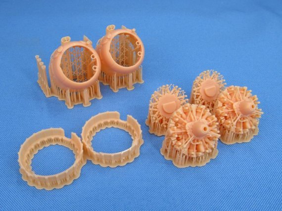 1/48 Bristol Blenheim Mk.I cowlings and engines for Airfix