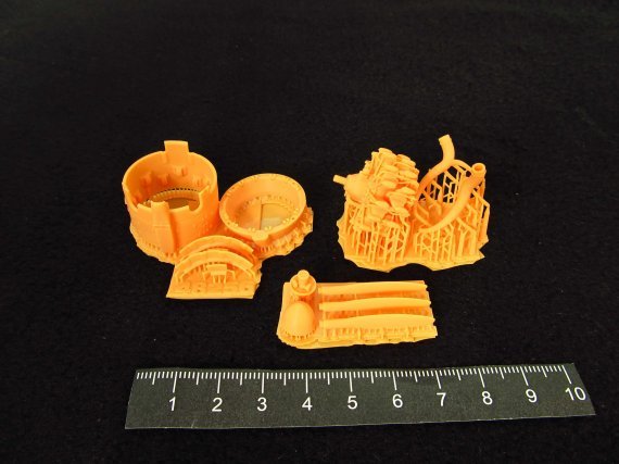 1/48 Fiat CR.42 Falco Cowling and engine for Italeri