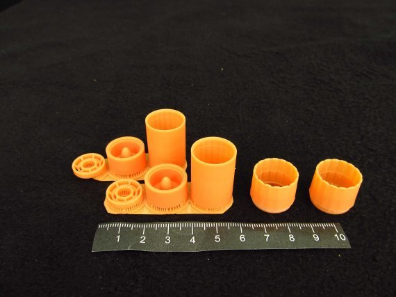 1/48 McDonnell F-4 Phantom II Jet nozzles for Hasegawa & Italeri