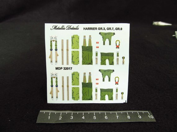 1/32 BAe Harrier GR.3, GR.7, GR.9 Seat belts for Trumpeter