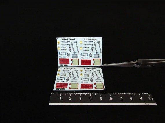 1/48 Rockwell B-1B Lancer seat belts for Monogram and Revell