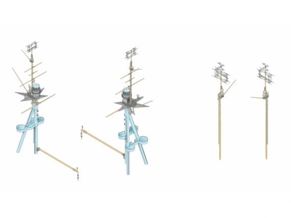 1/200 HMS RODNEY MAST AND RADAR SET