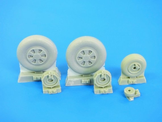1/32 Mikoyan MiG-21 early version wheels