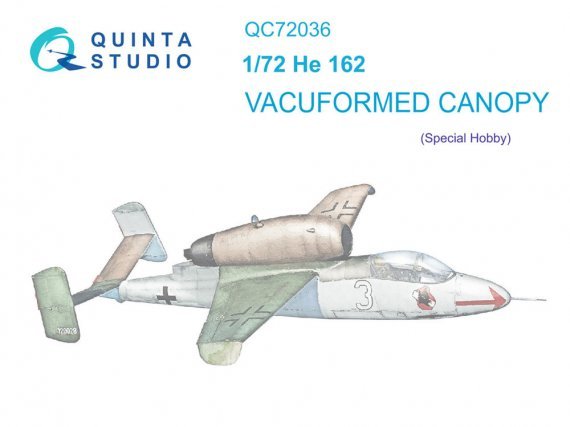 1/72 Vacu canopy He 162