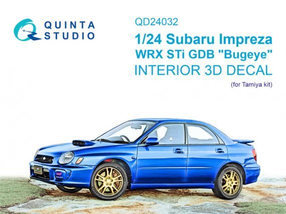 Quinta Studio Impreza WRX STi GDB Bugeye Int�rieur 3D 1/24