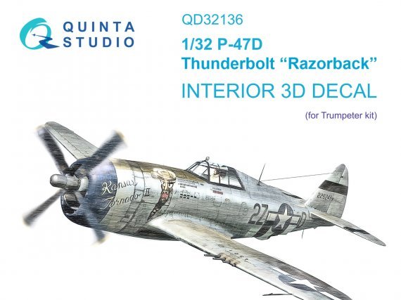 1/32 Republic P-47D Thunderbolt Razorback for Trumpeter