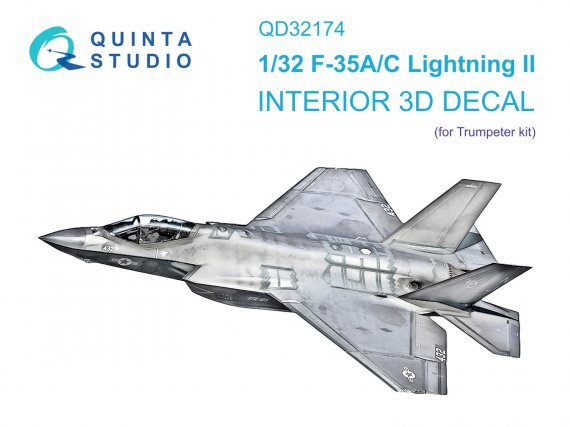 1/32 Lockheed-Martin F-35A/C for Trumpeter