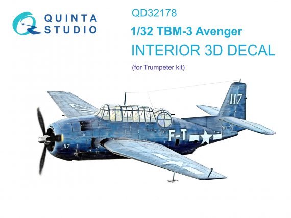 1/32 TBM-3 Avenger Interior for Trumpeter