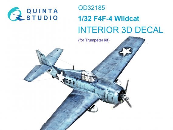 1/32 F4F-4 Wildcat Interior for Trumpeter