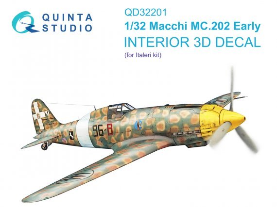 1/32 Macchi MC.202 Folgore Early Interior for Italeri