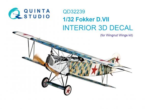 1/32 Fokker D.VII & color Interior WNW