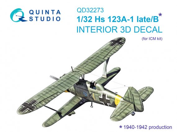 1/32 Hs 123A-1 late/Hs 123B color interiorICM