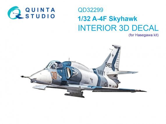 Quinta Studio 3D Interior A-4F Skyhawk 1/32 Hasegawa