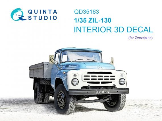 1/35 ZiL-130  & color Interior for Zvezda