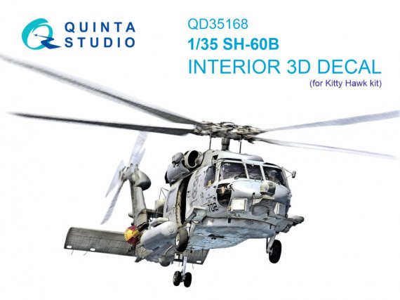 1/35 SH-60B Seahawk color interior Kitty Hawk