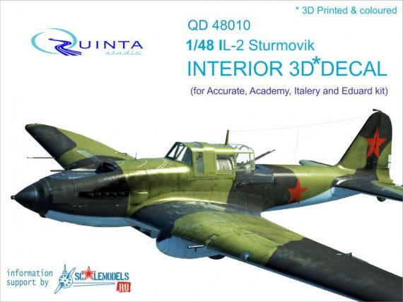 1/48 IL-2 3D-Print & colour Interior
