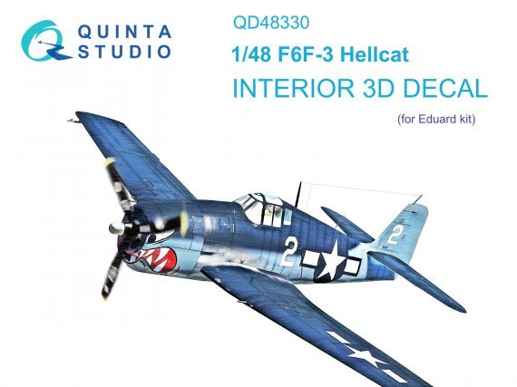1/48 F6F-3 Hellcat Interior for Eduard