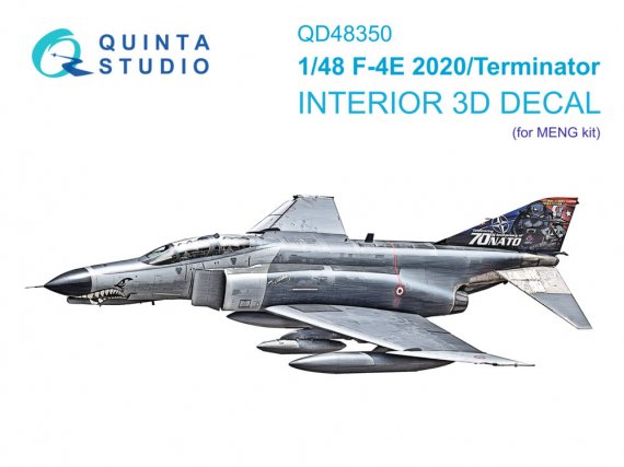 1/48 F-4E 2020 Terminator color interior for MENG