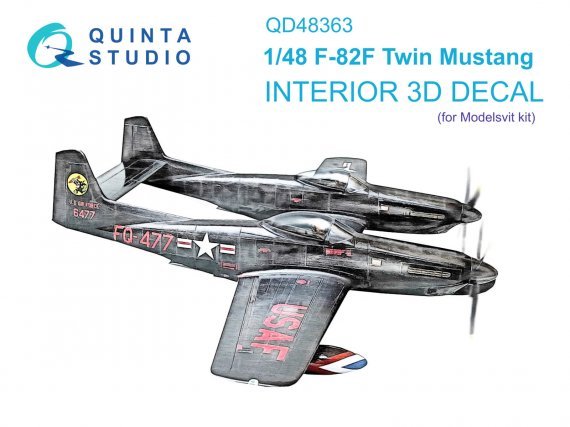 1/48 North-American F-82F Twin Mustang for Modelsvit