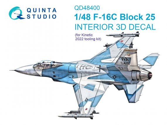 1/48 Lockheed-Martin F-16C Fighting Falcon block 25 for Kinetic