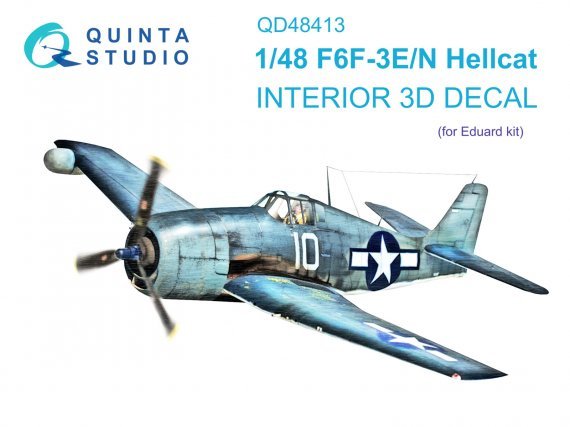 1/48 F6F-3E/N Hellcat Interior for Eduard