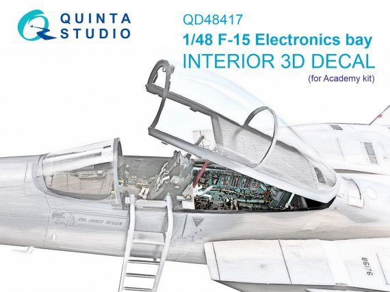 1/48 F-15C Eletronics bay Interior for Academy