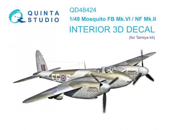 1/48 Mosquito FB Mk.VI/NF Mk.II Interior for Tamiya