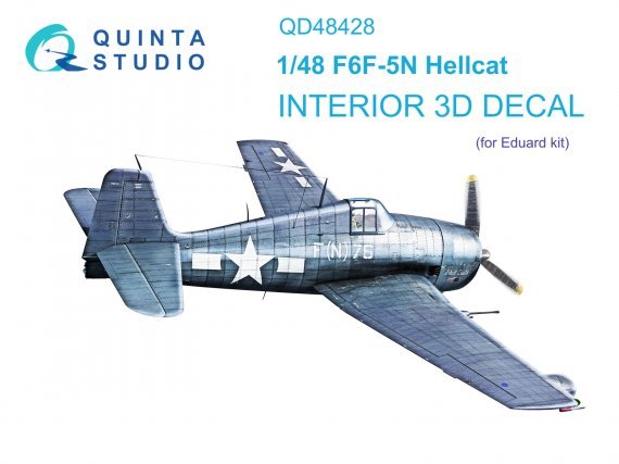 1/48 F6F-5N Hellcat Interior for Eduard