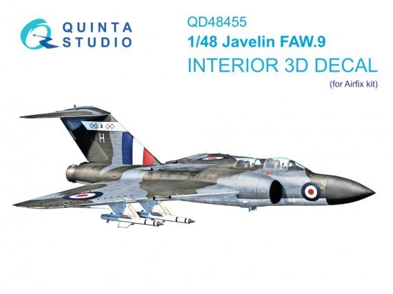 Quinta Studio Int�rieur 3D Javelin FAW.9 1/48 pour Airfix