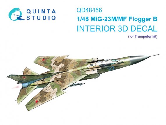 1/48 MiG-23M/MiG-23MF color Interior for Trumpeter