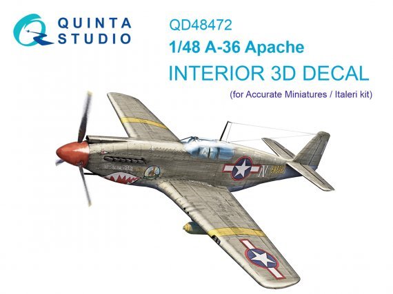 1/48 A-36 Interior for Accurate Miniatures/Italeri