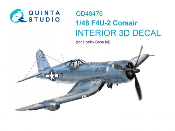 1/48 F4U-2 Corsair Interior for Hobby Boss